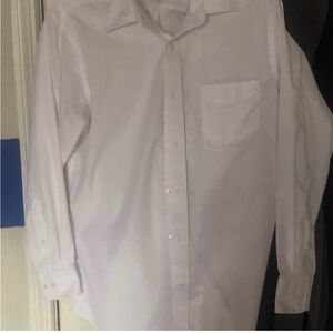 Lands' End White Dress Shirt for Men